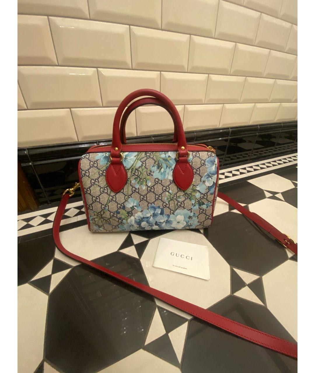 GUCCI Мульти кожаная сумка с короткими ручками, фото 9