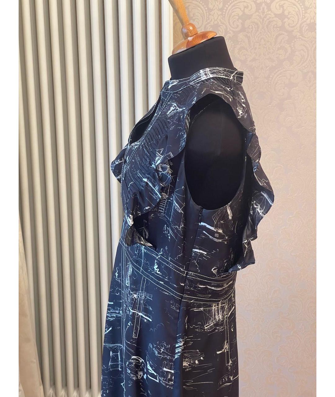 BURBERRY Черное повседневное платье, фото 4