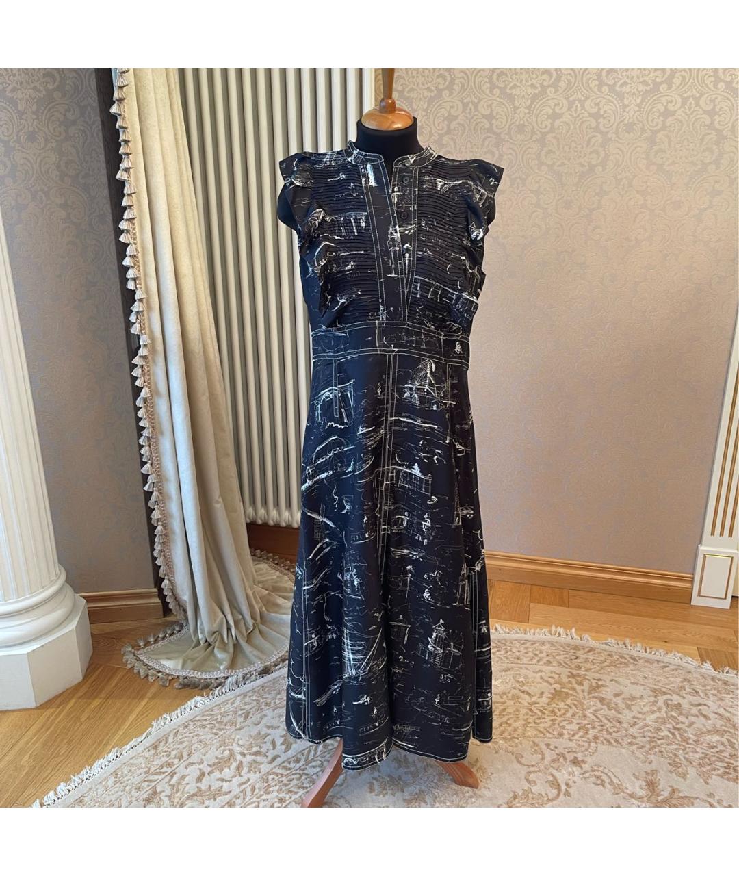 BURBERRY Черное повседневное платье, фото 5