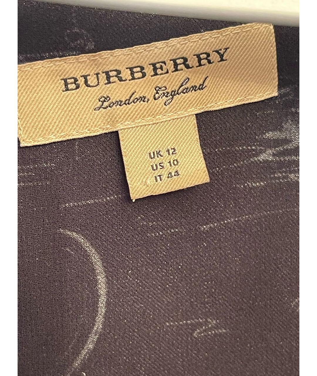 BURBERRY Черное повседневное платье, фото 3