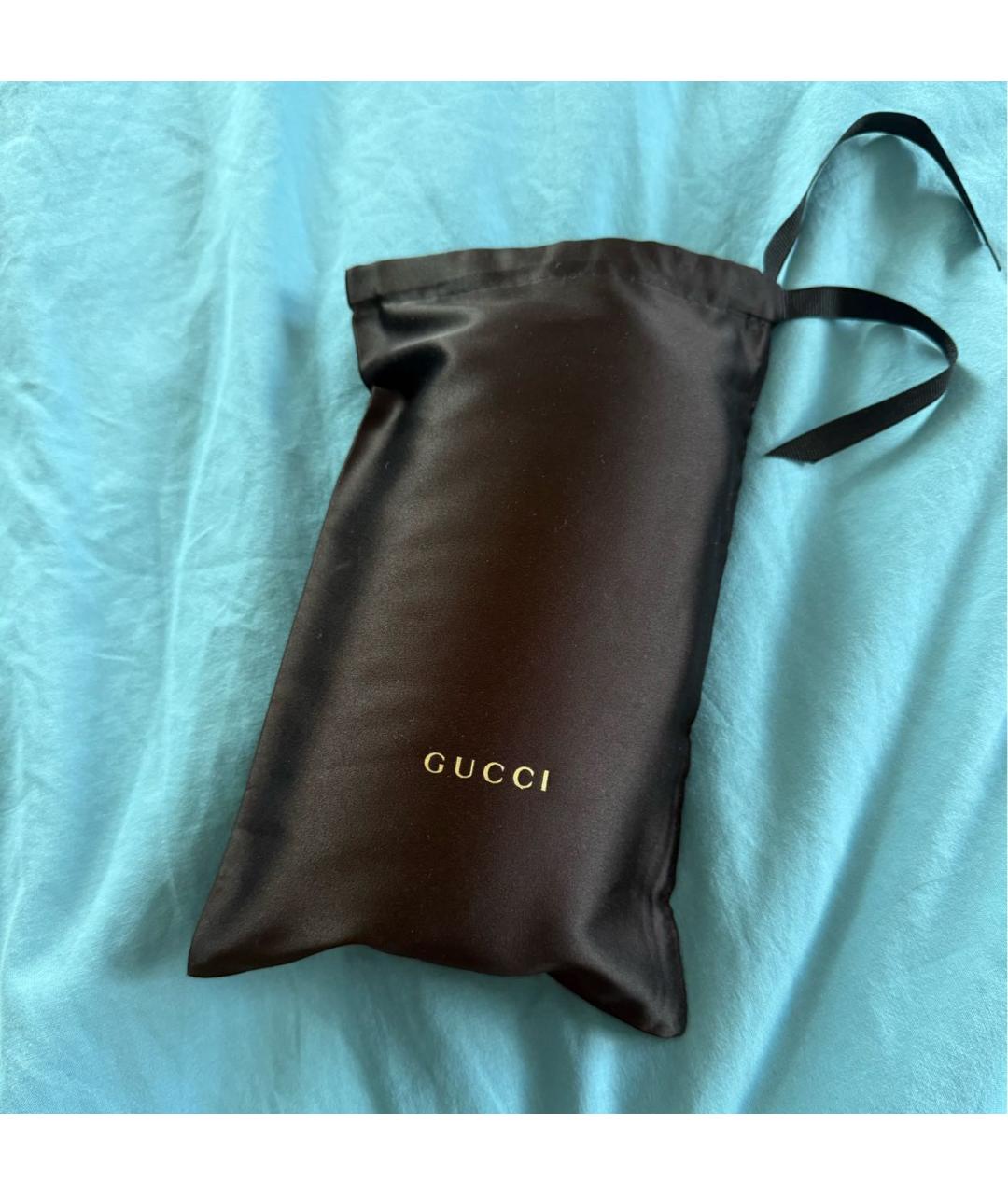 GUCCI Черные пластиковые солнцезащитные очки, фото 5