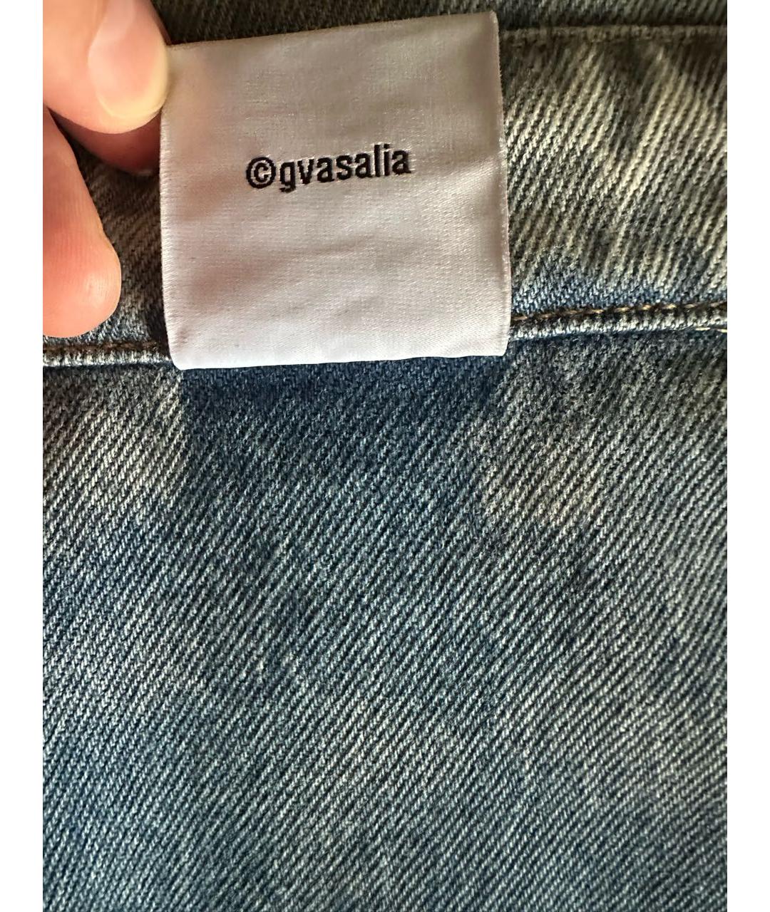 VETEMENTS Голубая кэжуал рубашка, фото 7