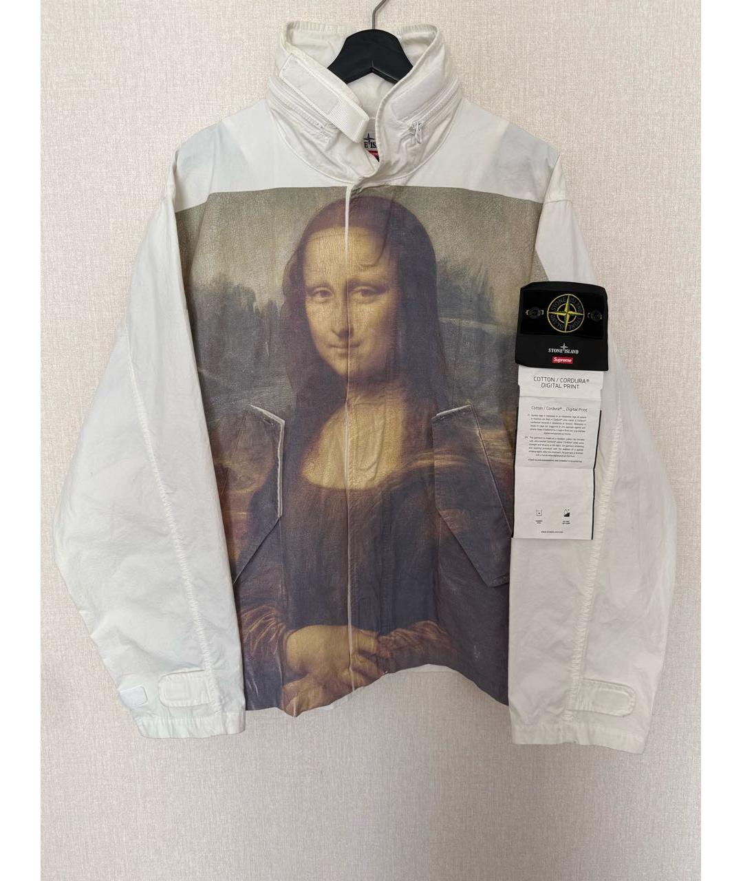 STONE ISLAND Бежевая хлопковая куртка, фото 9