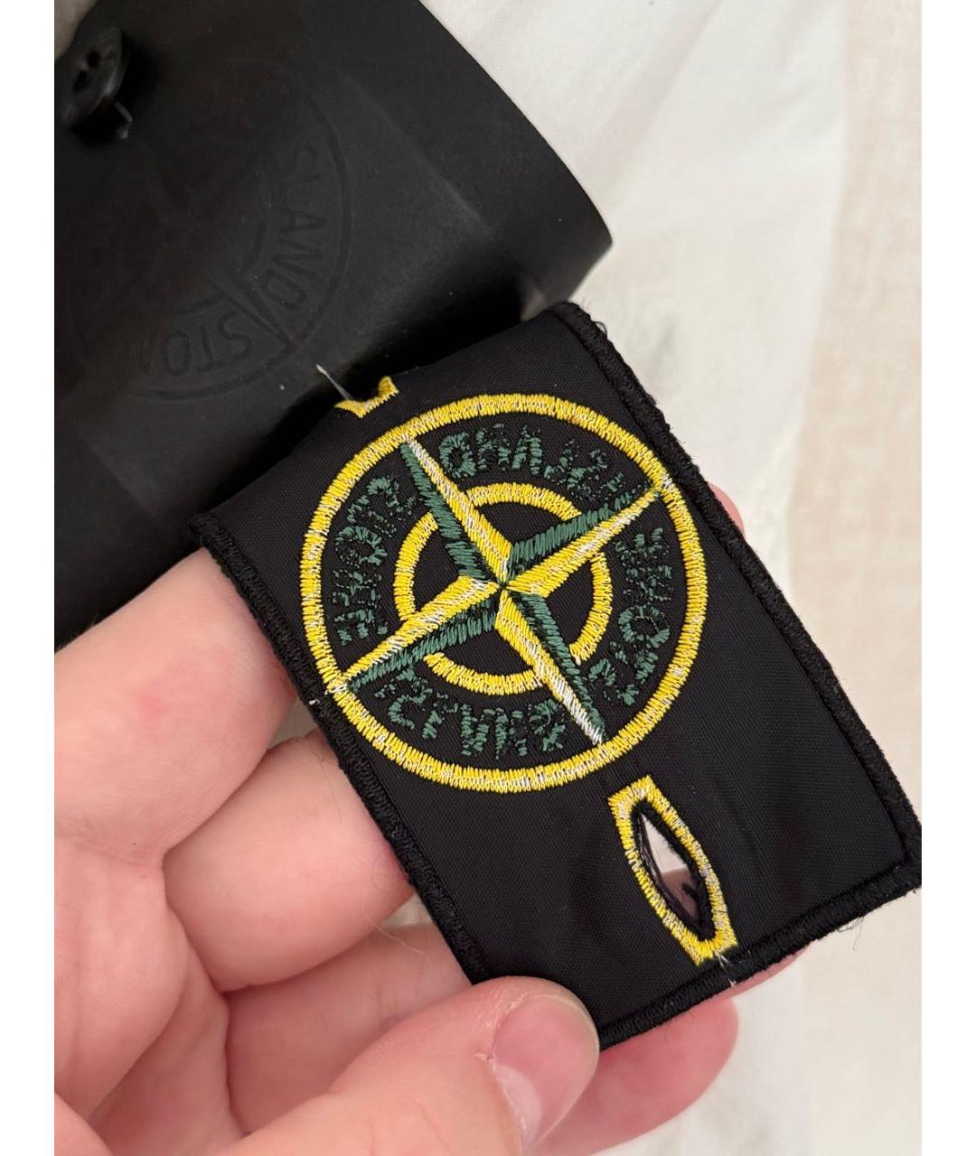 STONE ISLAND Бежевая хлопковая куртка, фото 4