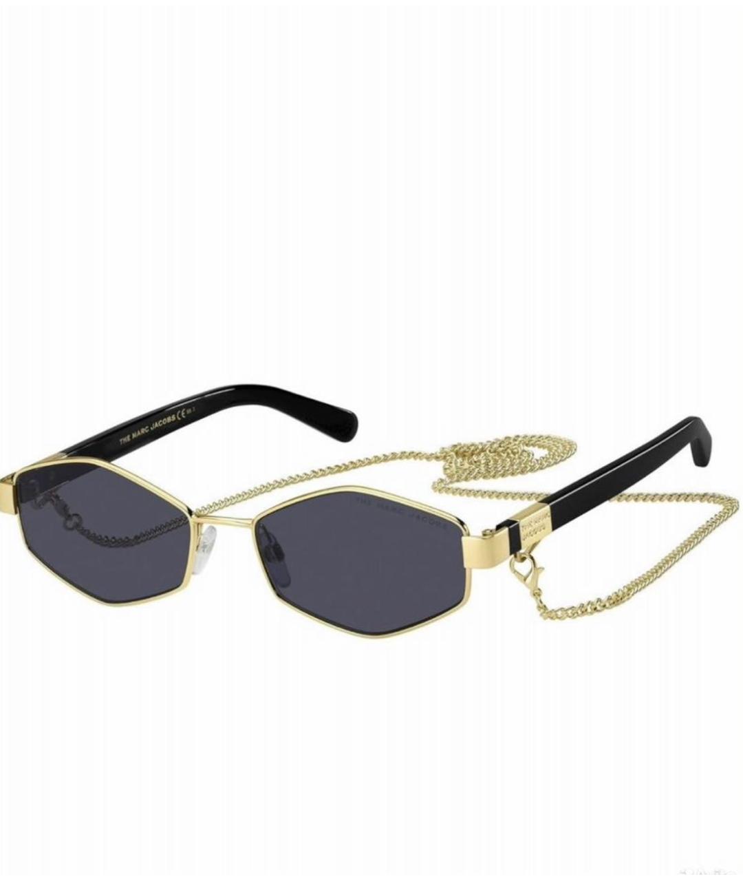MARC JACOBS Антрацитовые металлические солнцезащитные очки, фото 3