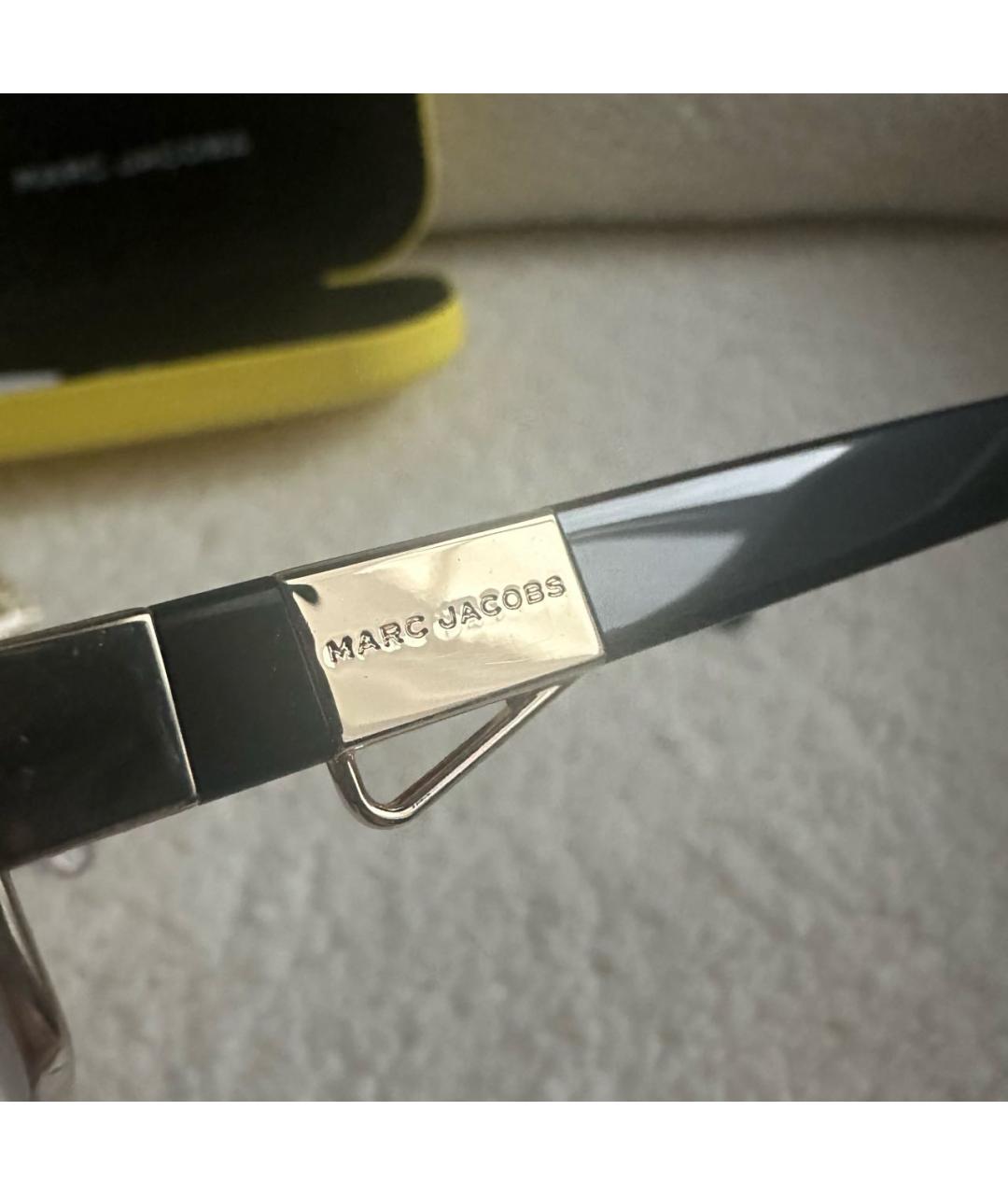 MARC JACOBS Антрацитовые металлические солнцезащитные очки, фото 5