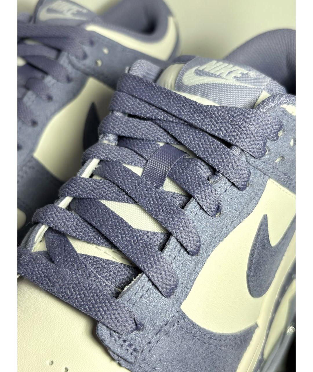 NIKE Синие замшевые кроссовки, фото 2