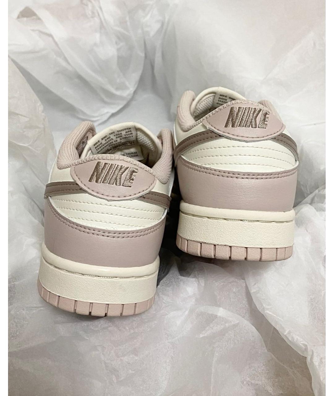 NIKE Розовые кожаные кроссовки, фото 4