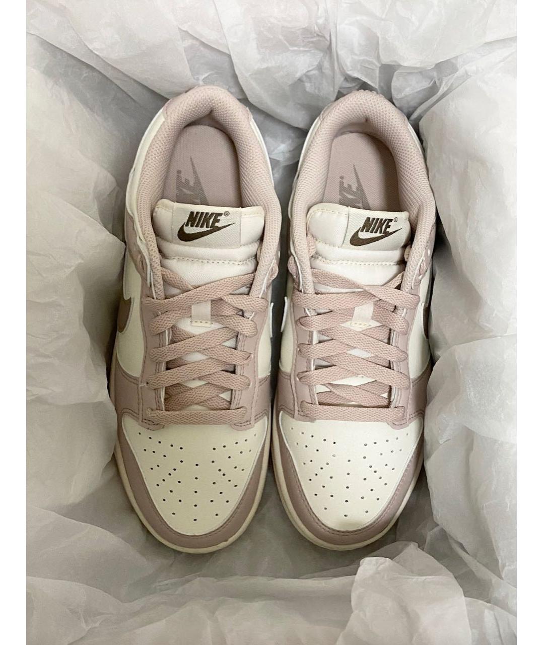 NIKE Розовые кожаные кроссовки, фото 3