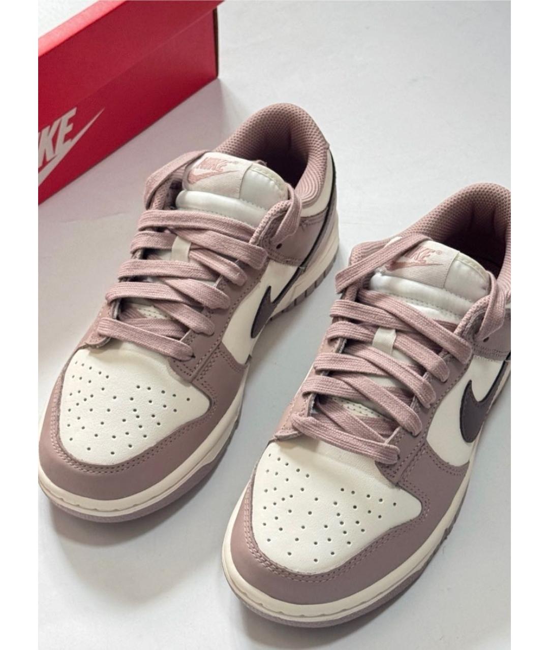 NIKE Розовые кожаные кроссовки, фото 2