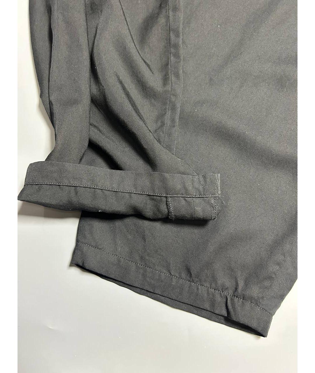 YOHJI YAMAMOTO Черные классические брюки, фото 4