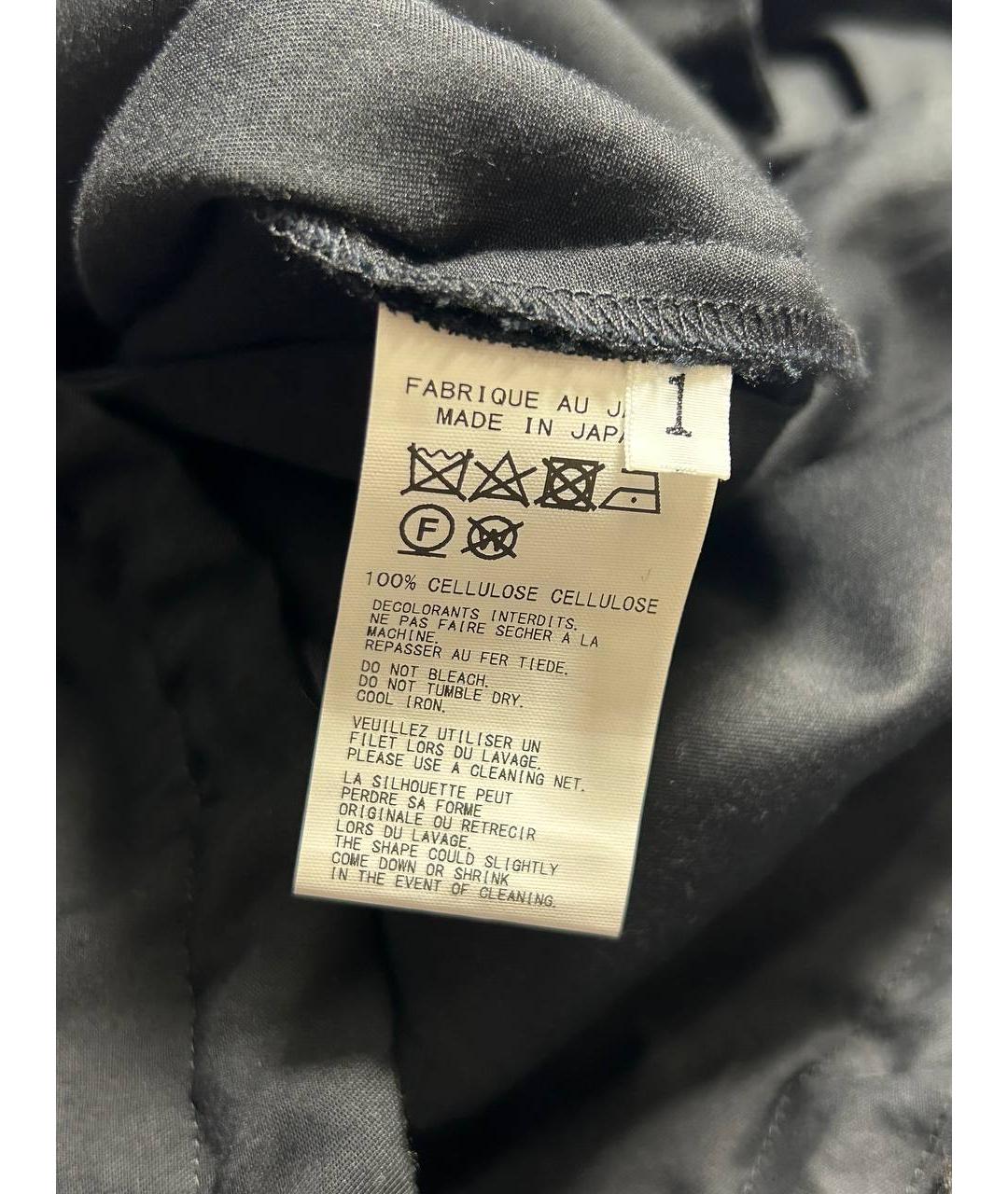 YOHJI YAMAMOTO Черные классические брюки, фото 6