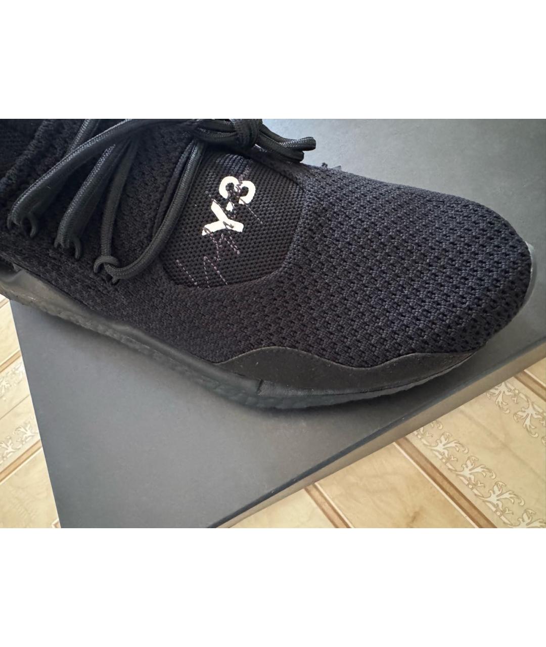 Y-3 Черные высокие кроссовки / кеды, фото 3