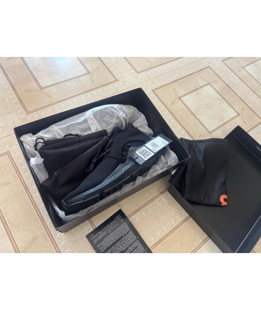 Y-3 Черные высокие кроссовки / кеды, фото 2