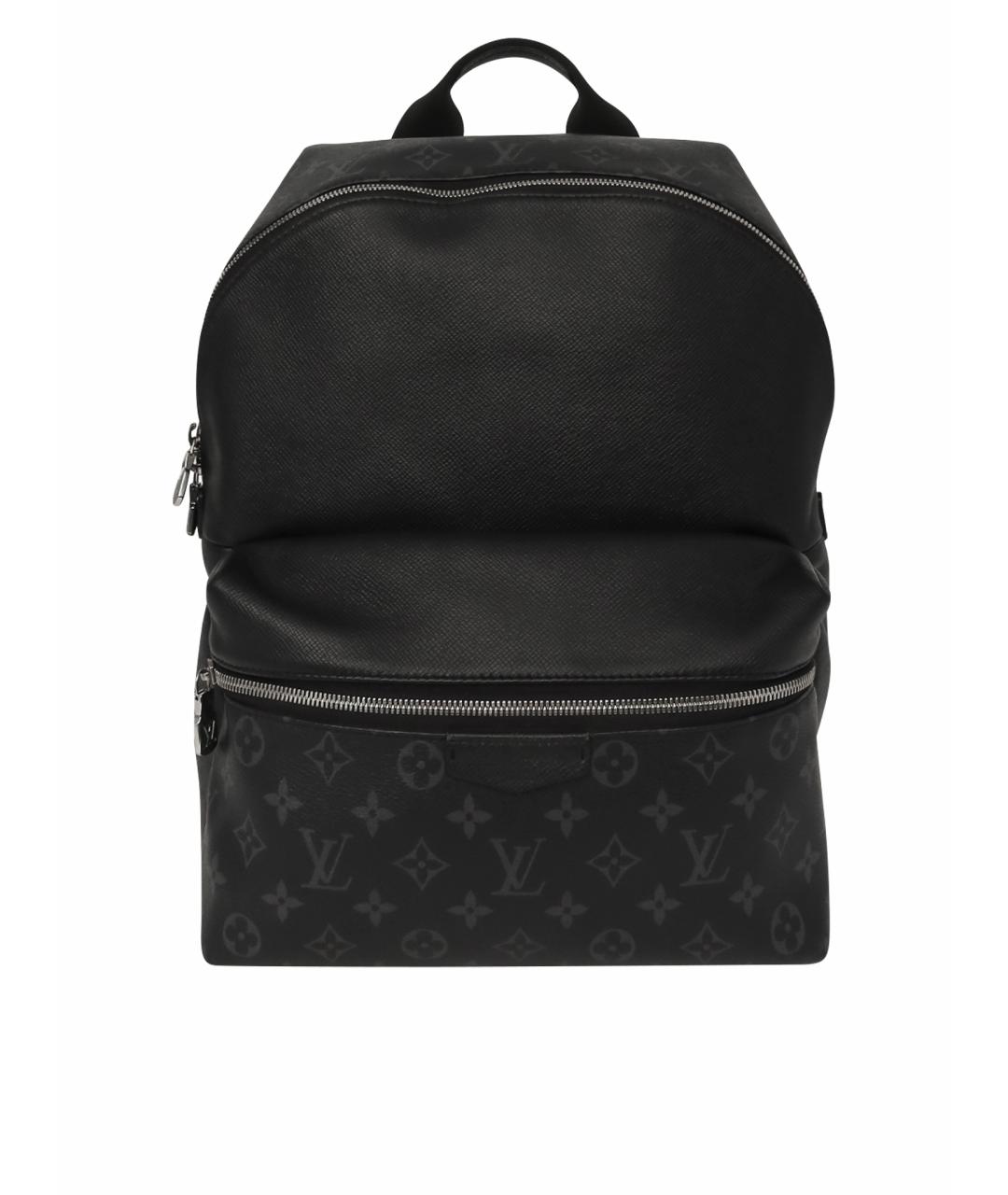 LOUIS VUITTON Черный кожаный рюкзак, фото 1