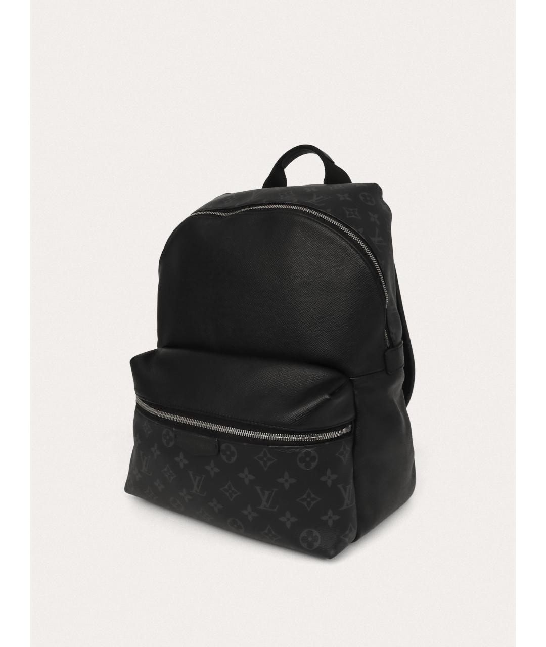 LOUIS VUITTON Черный кожаный рюкзак, фото 2