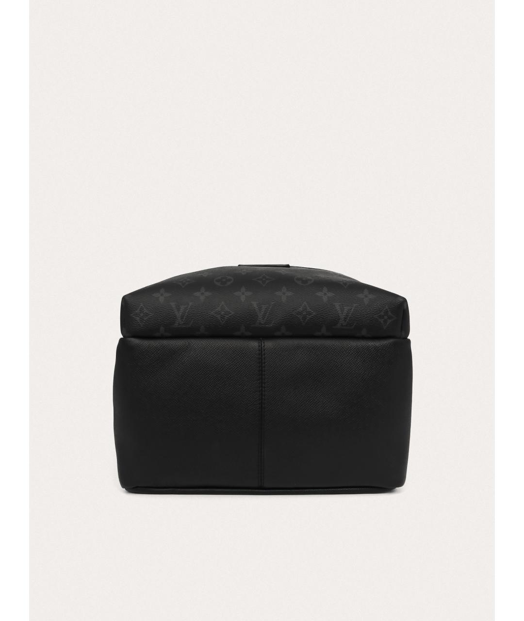 LOUIS VUITTON Черный кожаный рюкзак, фото 4