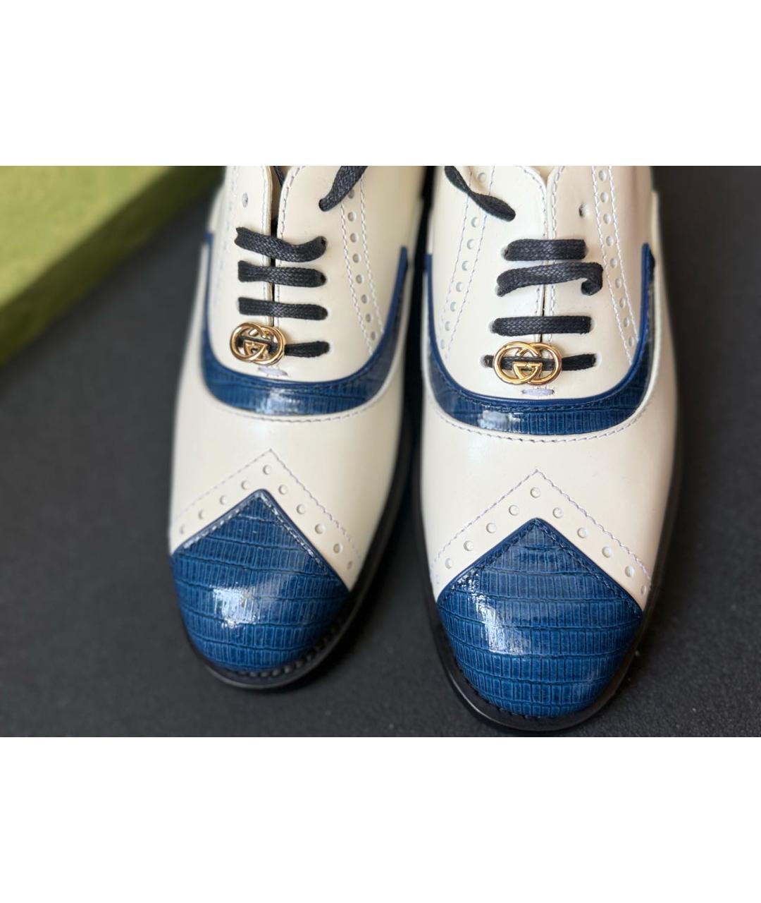 GUCCI Кожаные брогги и оксфорды, фото 2