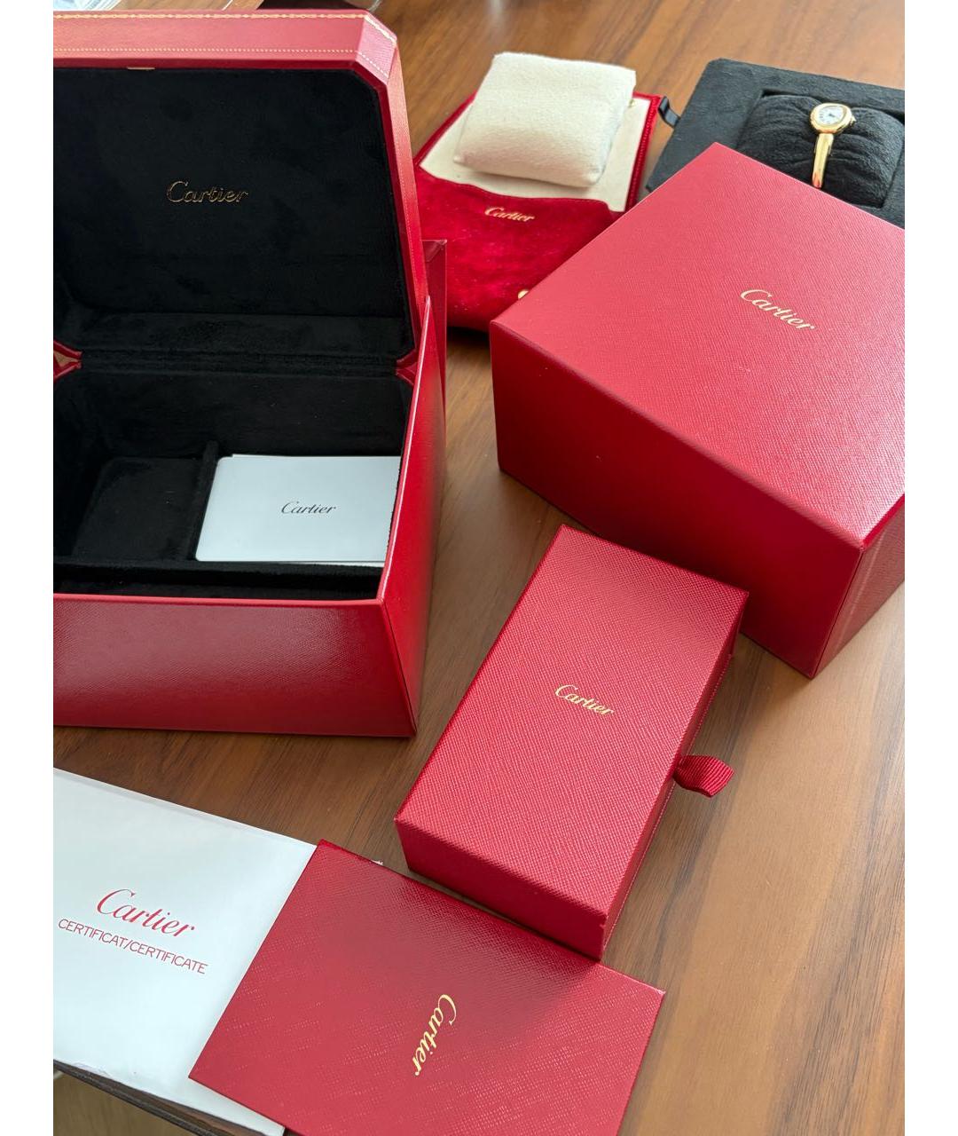 CARTIER Золотые часы из желтого золота, фото 4