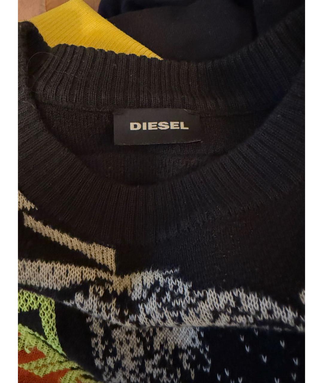 DIESEL Мульти шерстяной джемпер / свитер, фото 3