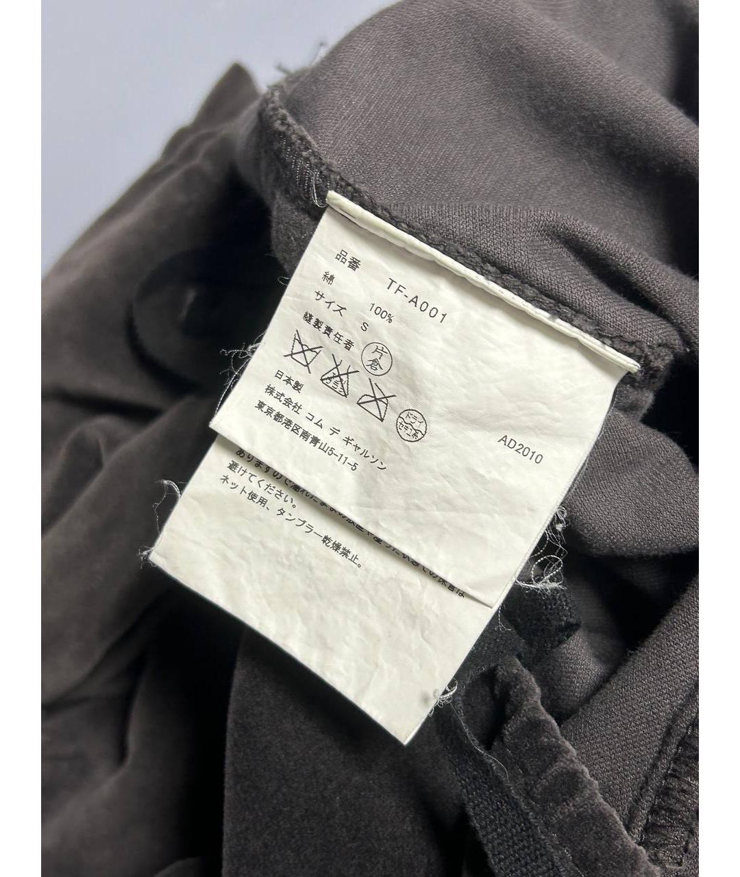 COMME DES GARÇONS Коричневый велюровый комбинезон, фото 7