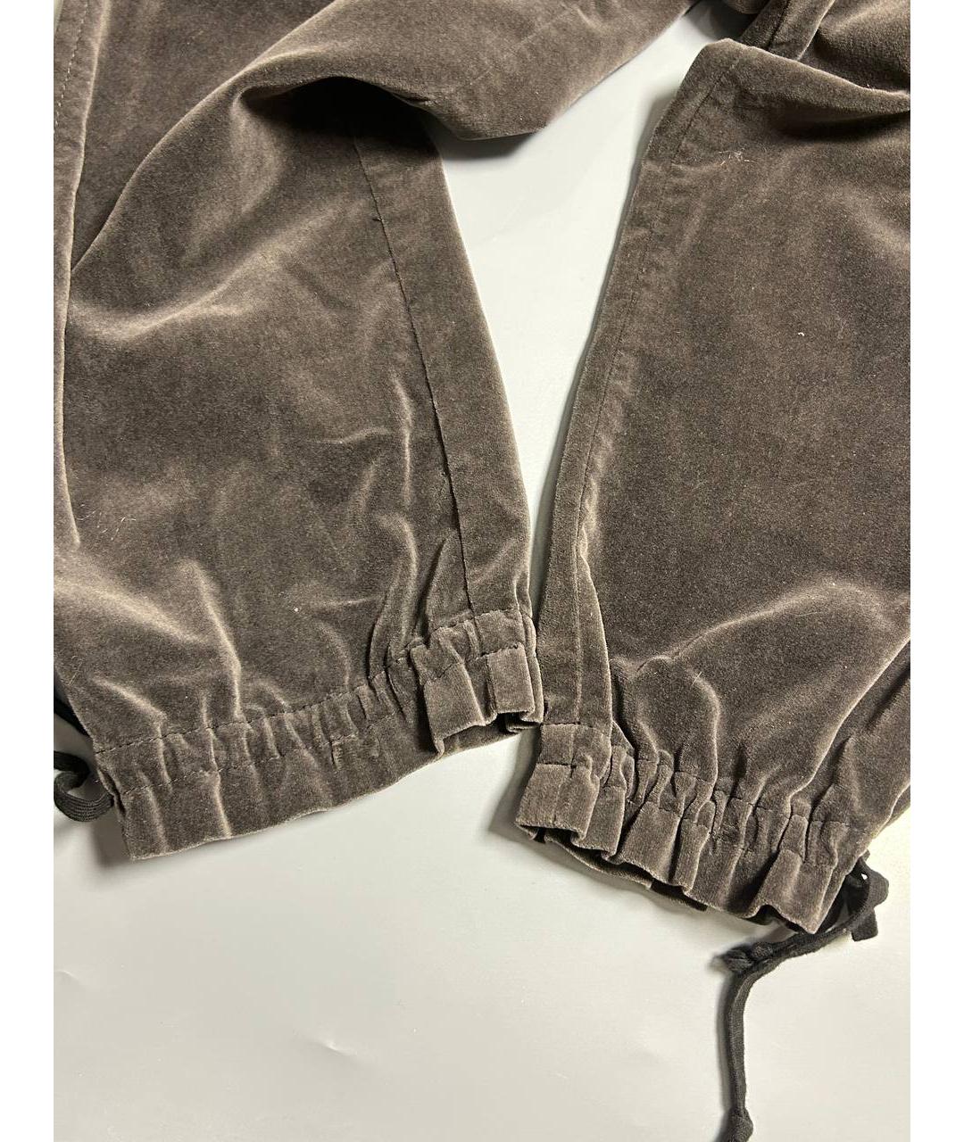 COMME DES GARÇONS Коричневый велюровый комбинезон, фото 6