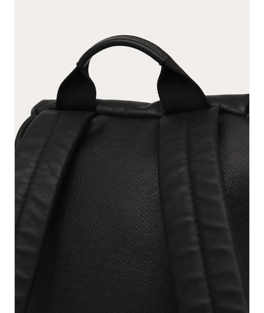 LOUIS VUITTON Черный кожаный рюкзак, фото 7
