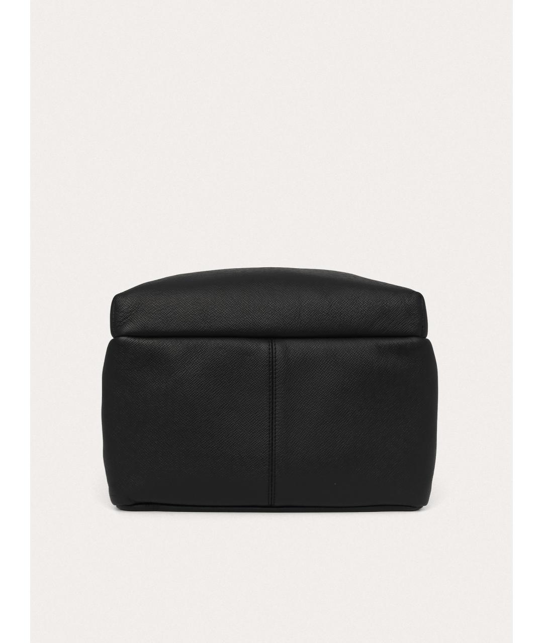 LOUIS VUITTON Черный кожаный рюкзак, фото 4