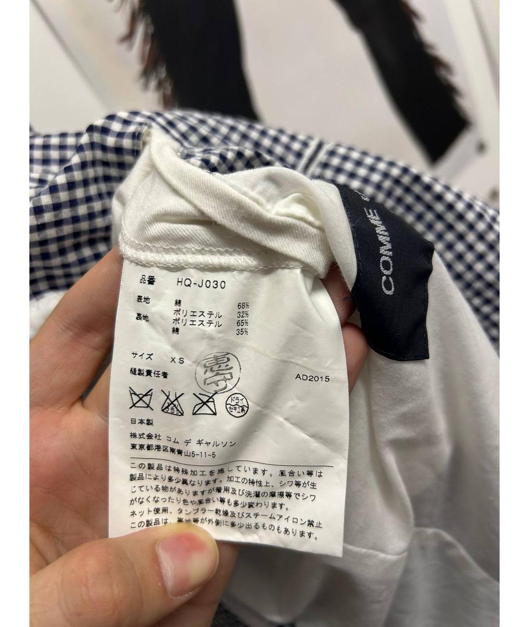 COMME DES GARÇONS Синий пиджак, фото 6