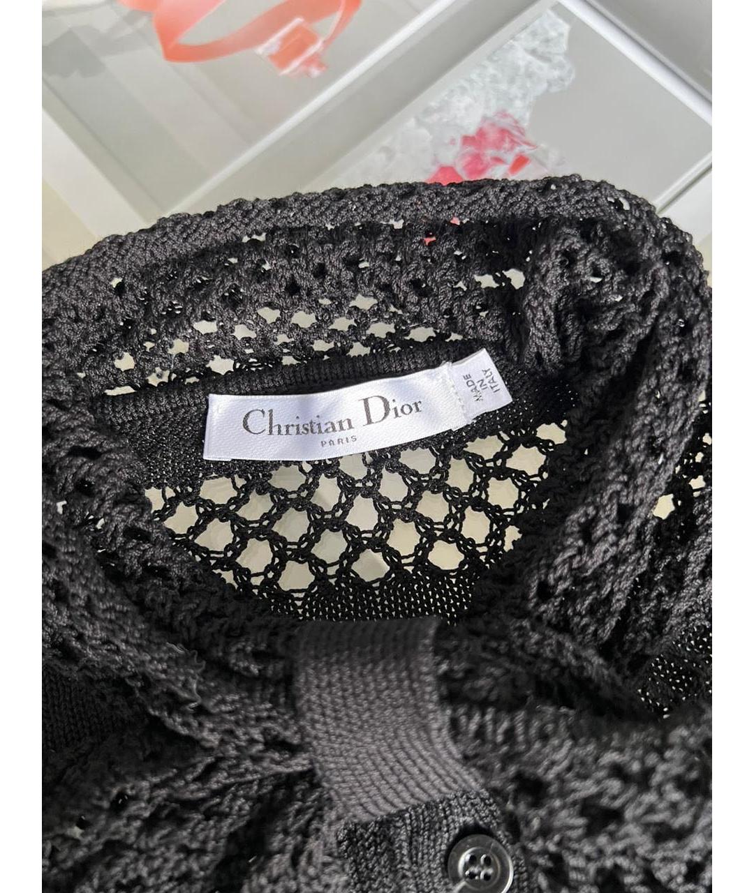 CHRISTIAN DIOR Черный джемпер / свитер, фото 4