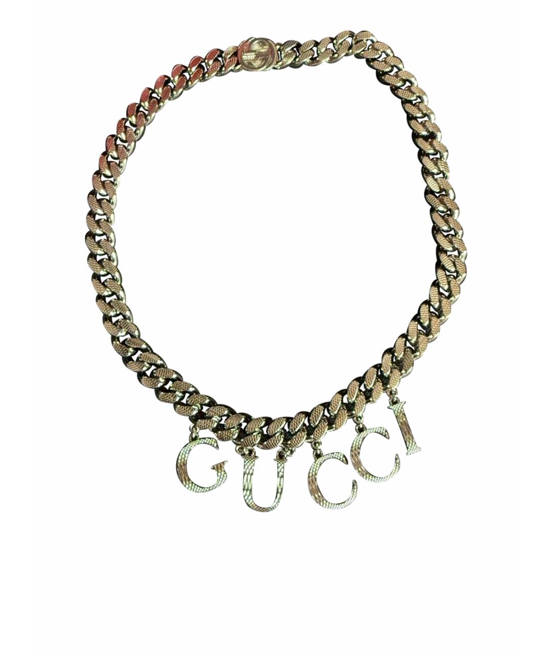 GUCCI Серебряное колье, фото 1