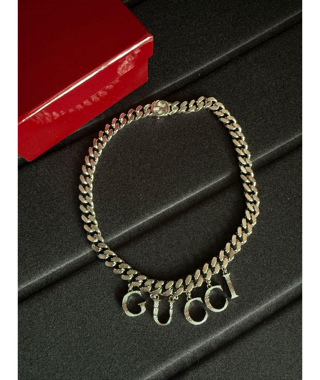 GUCCI Серебряное колье, фото 7