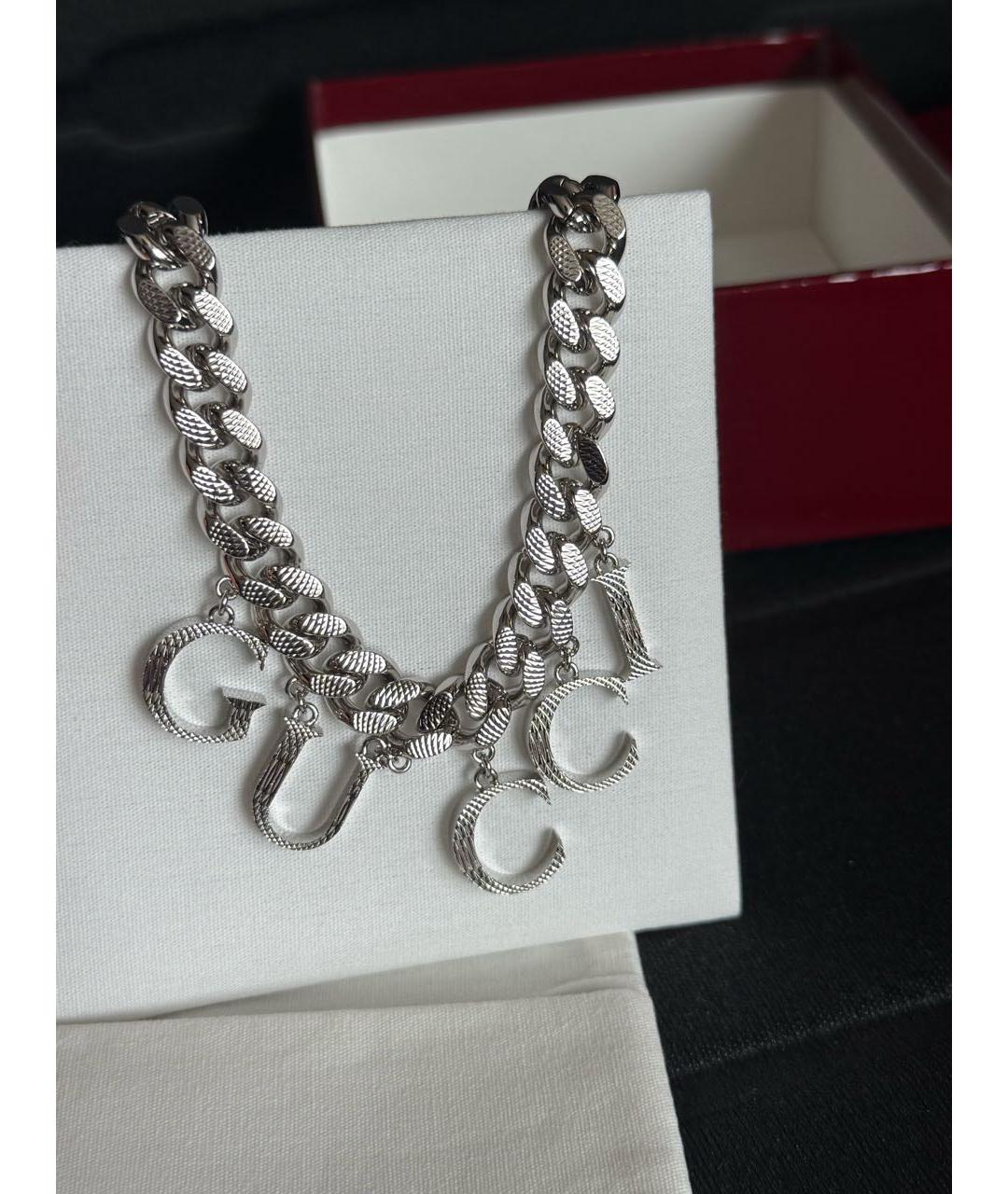 GUCCI Серебряное колье, фото 6