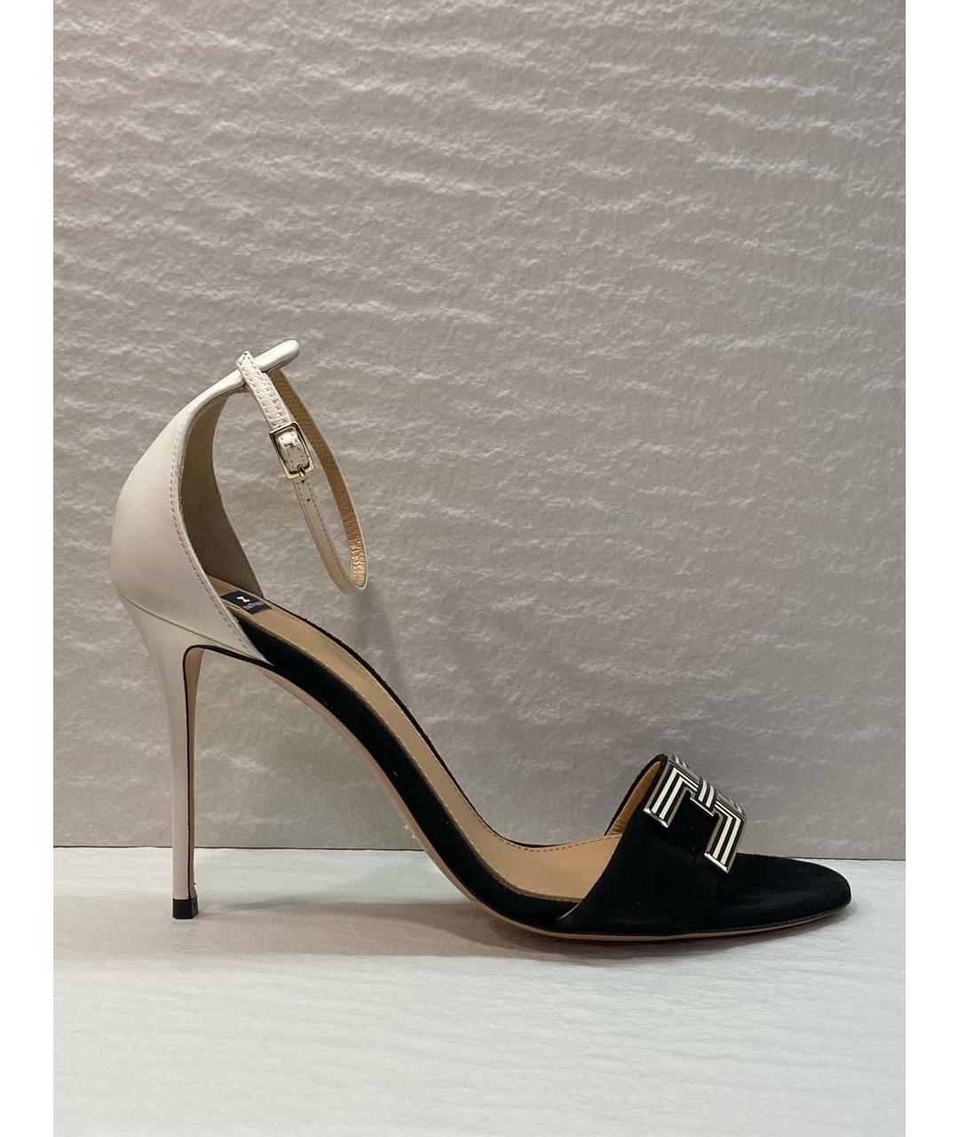 ELISABETTA FRANCHI Мульти кожаные босоножки, фото 9