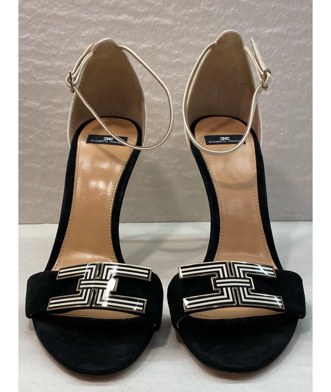 ELISABETTA FRANCHI Мульти кожаные босоножки, фото 6