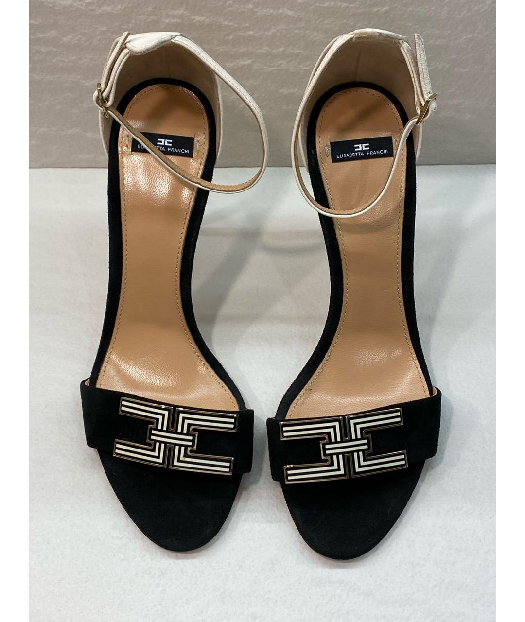 ELISABETTA FRANCHI Мульти кожаные босоножки, фото 2