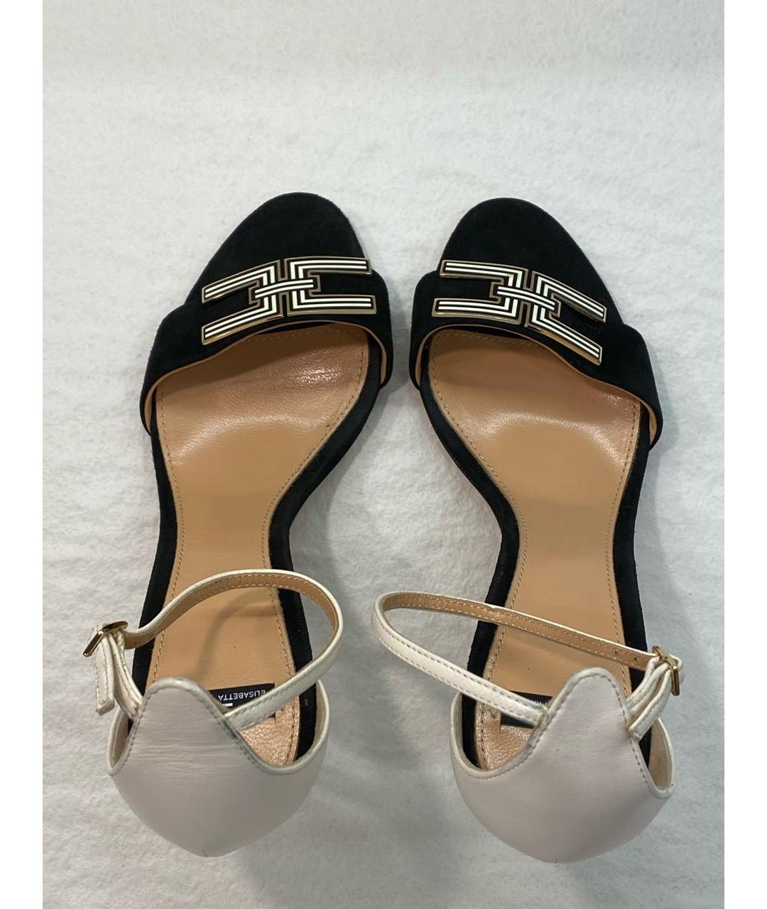 ELISABETTA FRANCHI Мульти кожаные босоножки, фото 3