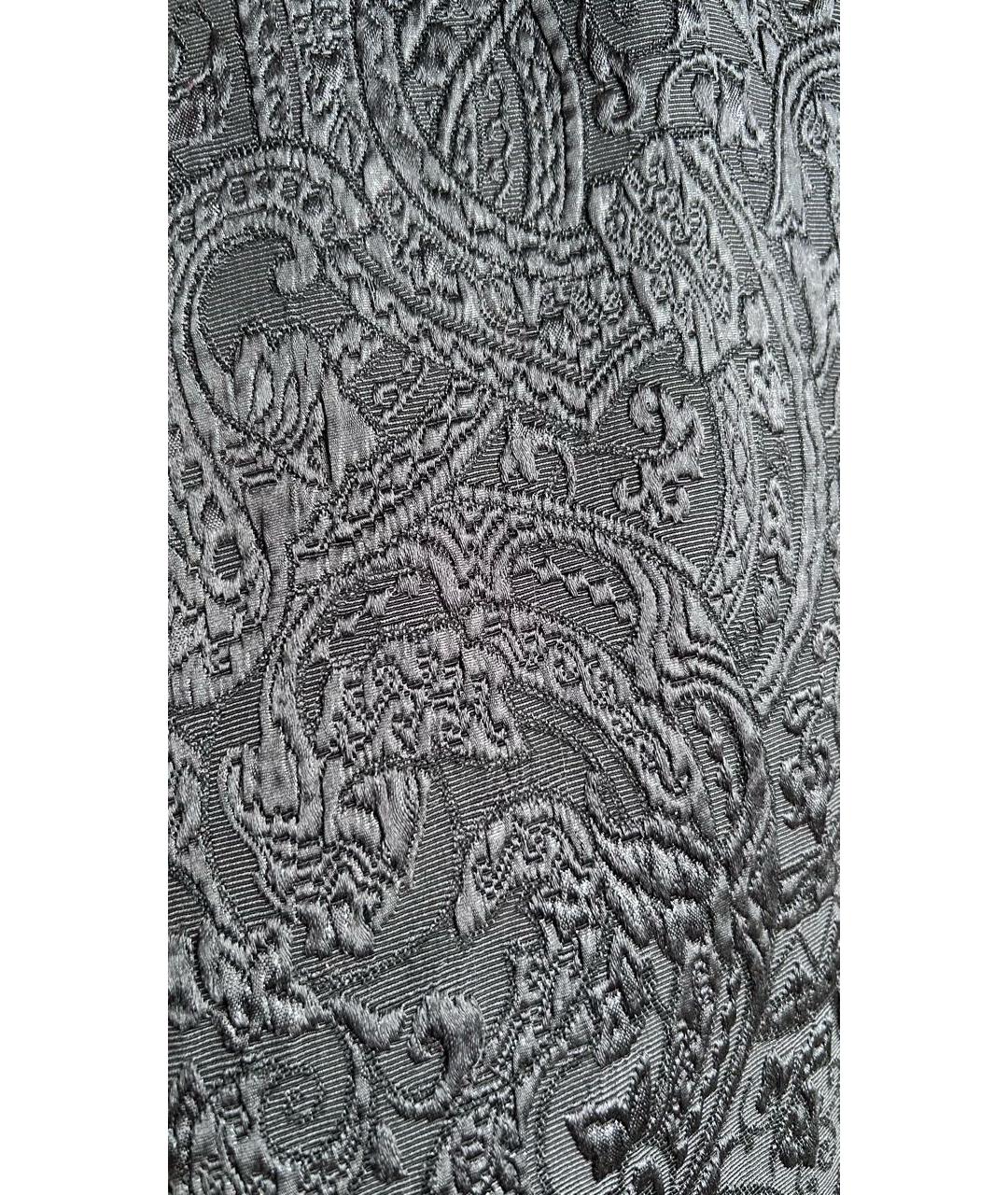 ETRO Черное шелковое коктейльное платье, фото 4
