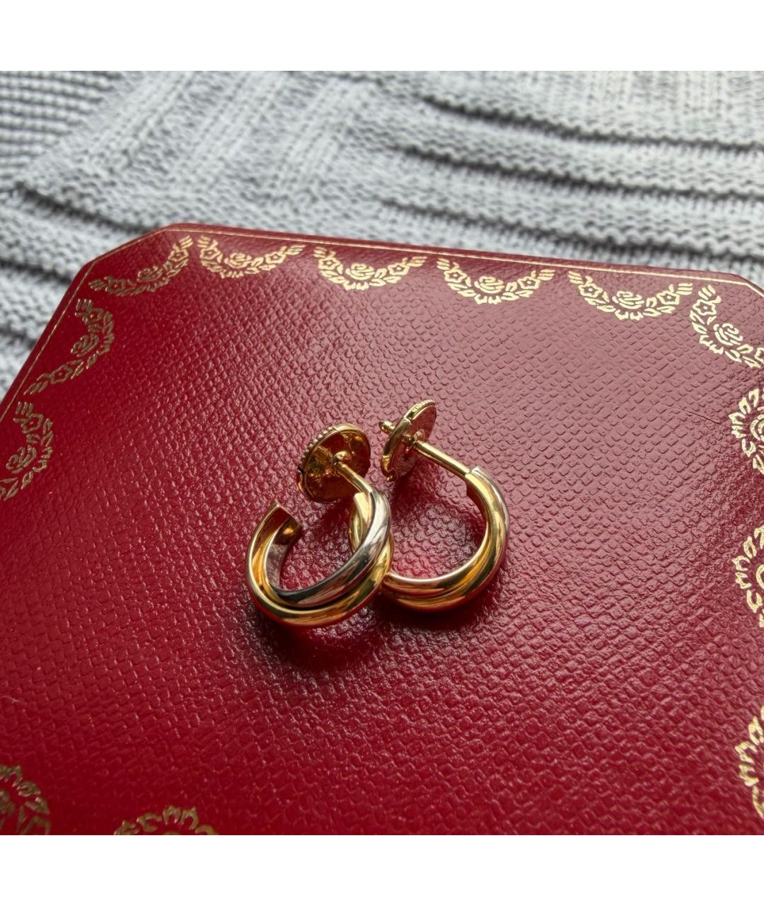 CARTIER Золотые серьги из желтого золота, фото 8