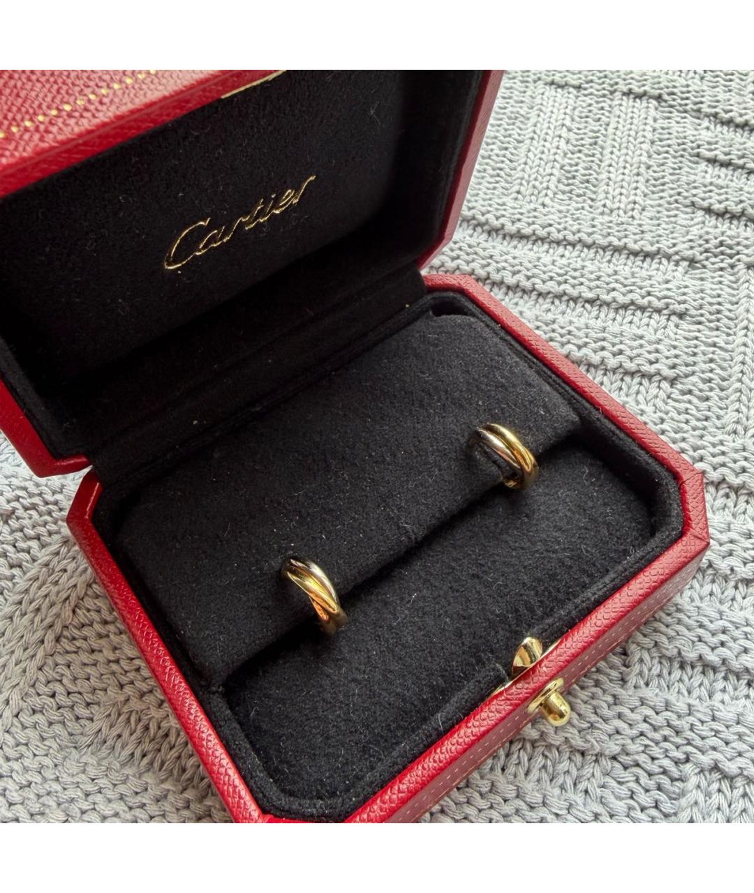 CARTIER Золотые серьги из желтого золота, фото 6