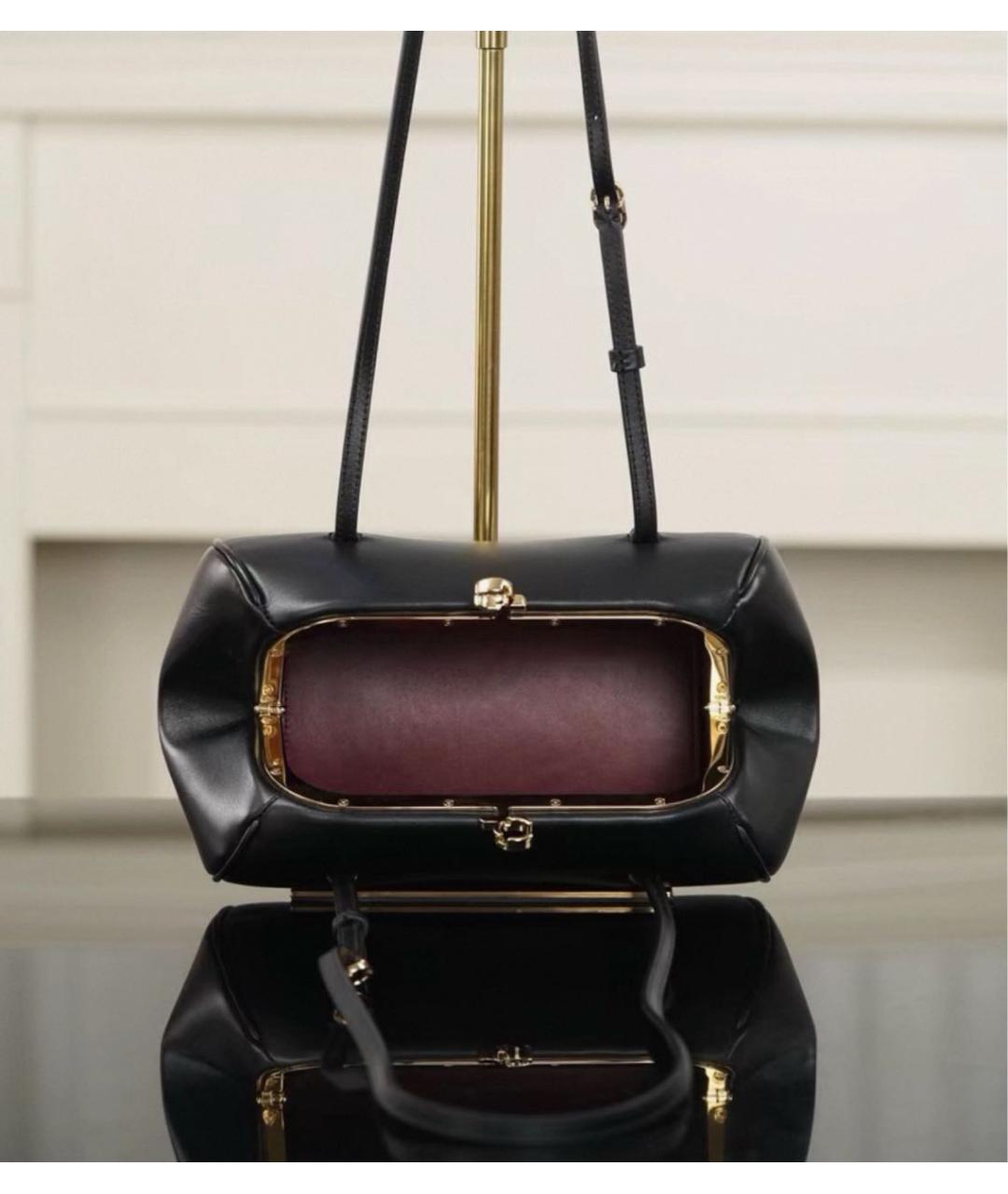 CHANEL Черная кожаная сумка через плечо, фото 4