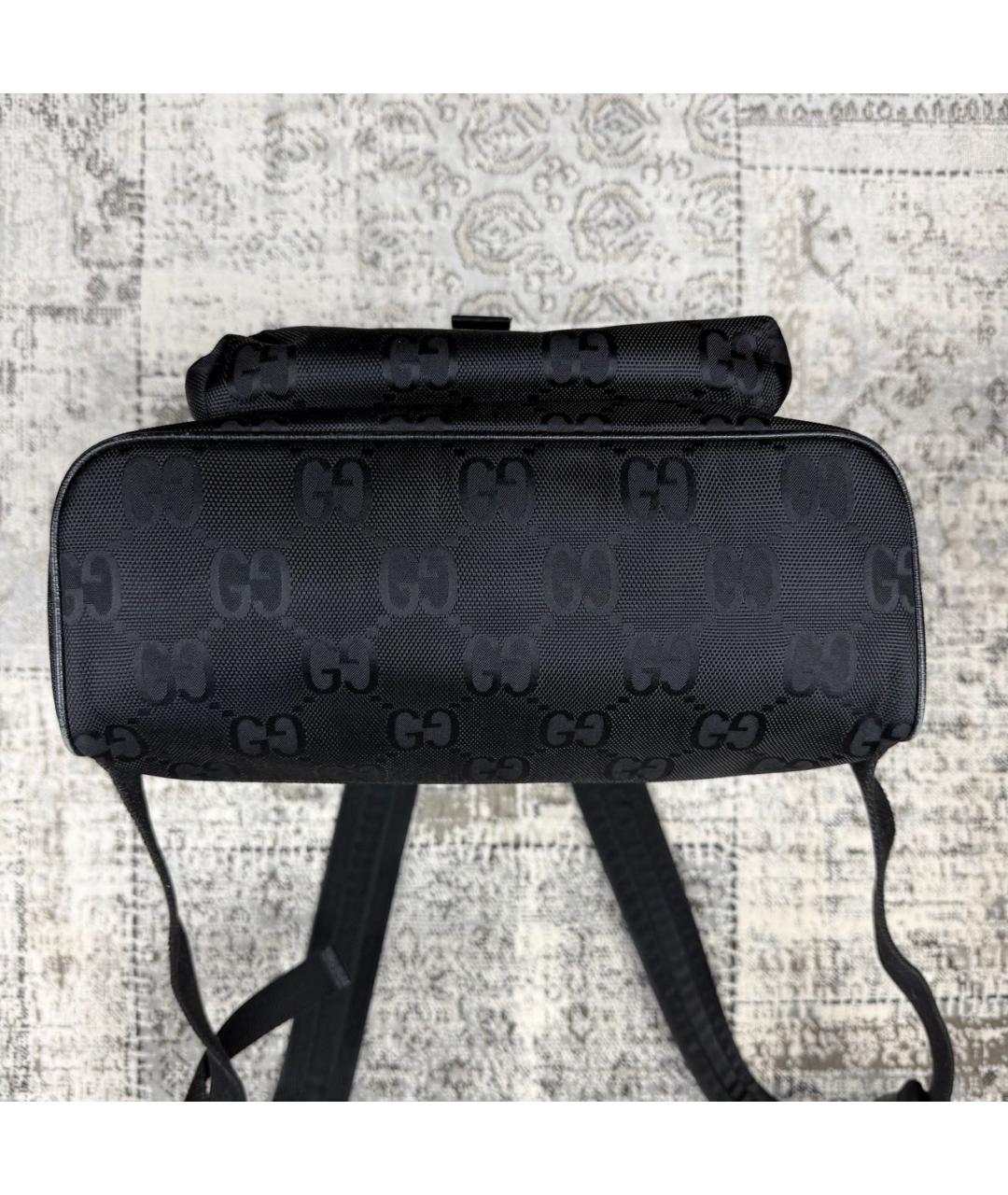 GUCCI Черный нейлоновый рюкзак, фото 6