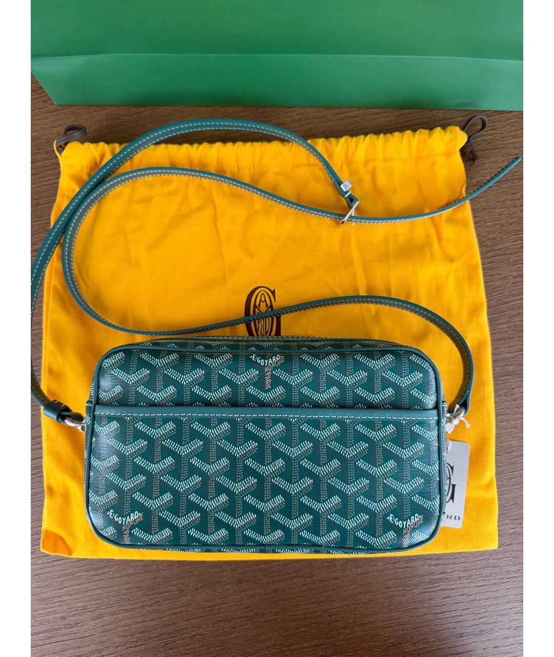 GOYARD Зеленая сумка на плечо, фото 9