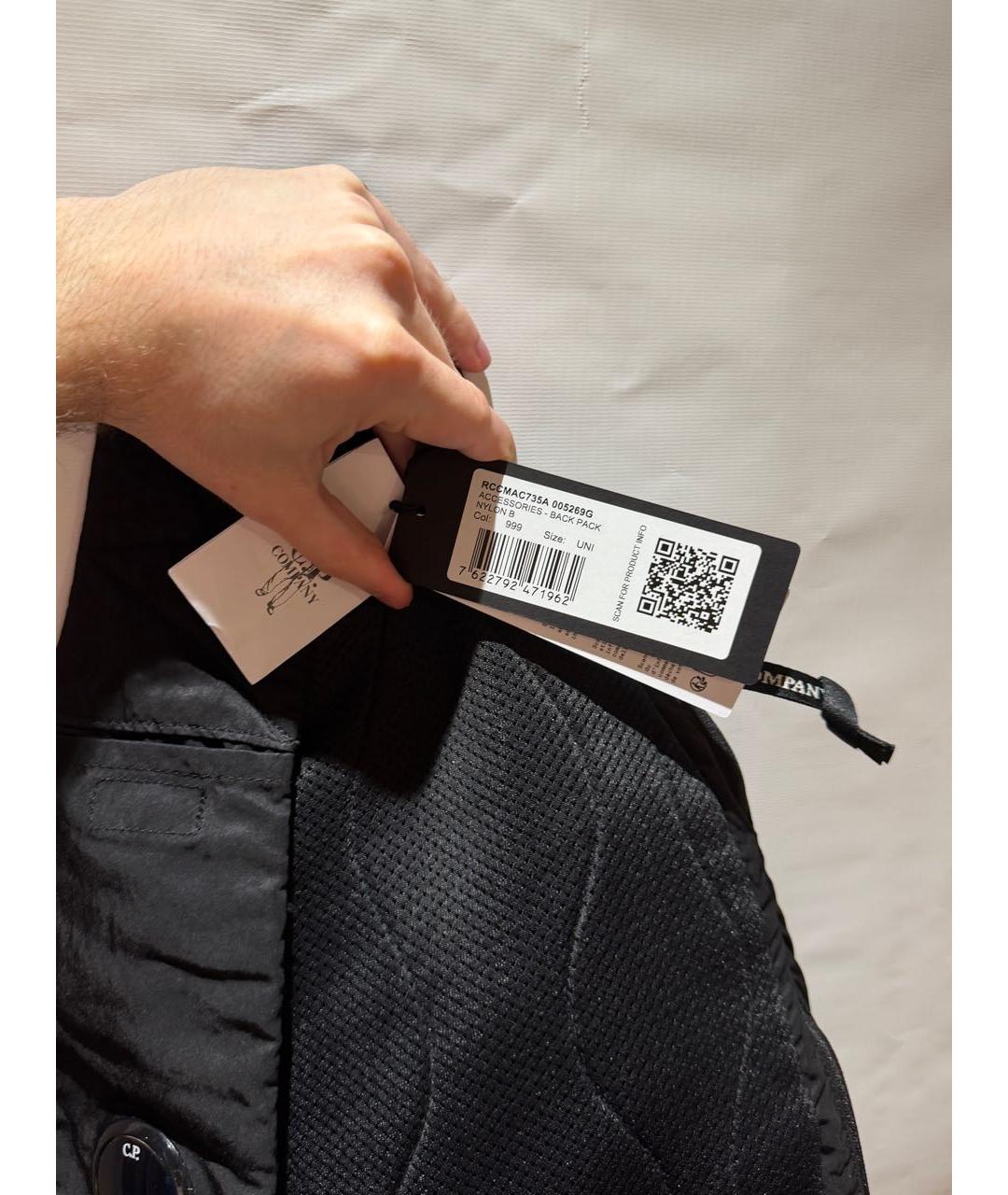 CP COMPANY Черная нейлоновая сумка на плечо, фото 4