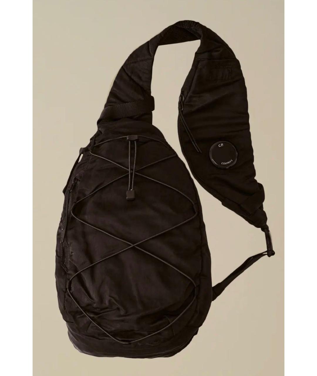 CP COMPANY Черная нейлоновая сумка на плечо, фото 5