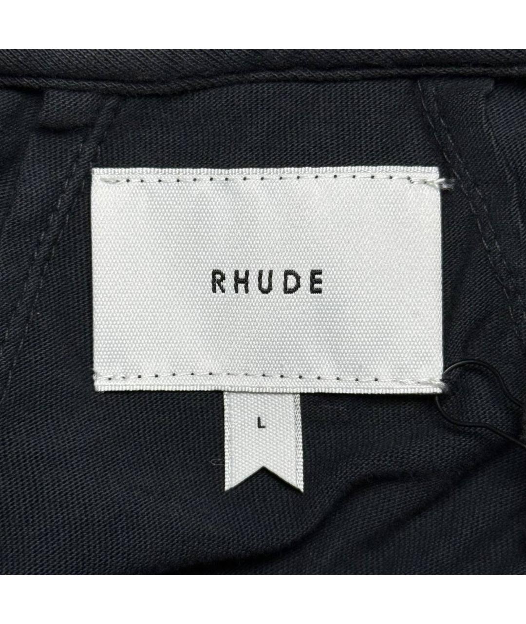 RHUDE Черная футболка, фото 6