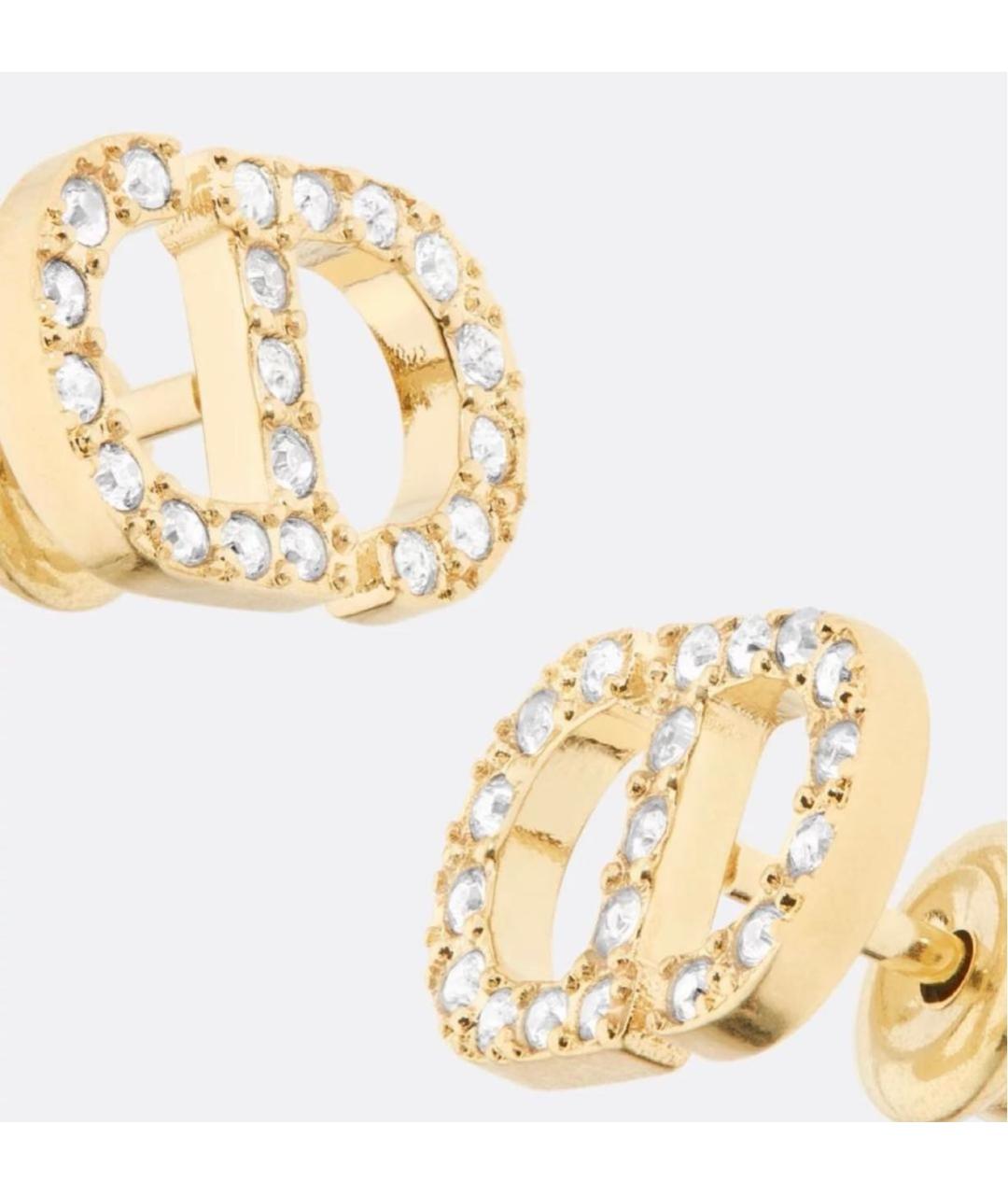 CHRISTIAN DIOR Золотые серьги, фото 3