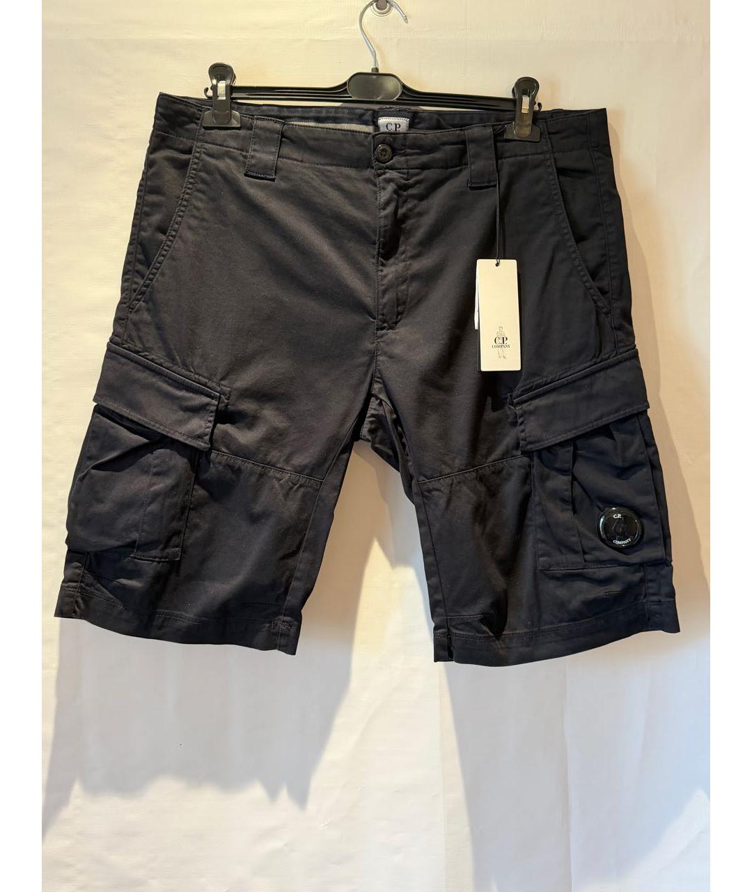 CP COMPANY Темно-синие хлопковые шорты, фото 5