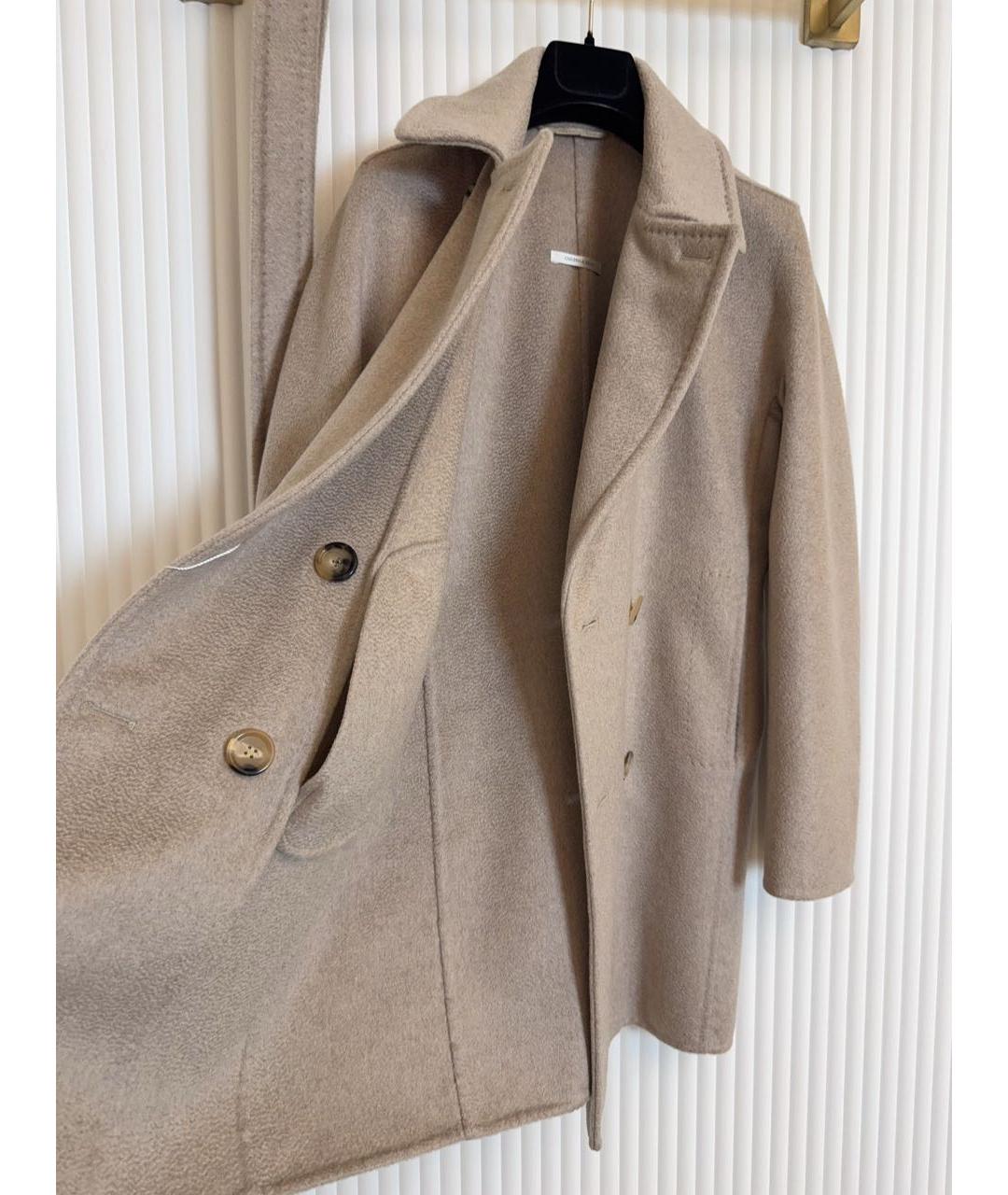 MAX MARA Бежевое кашемировое пальто, фото 6