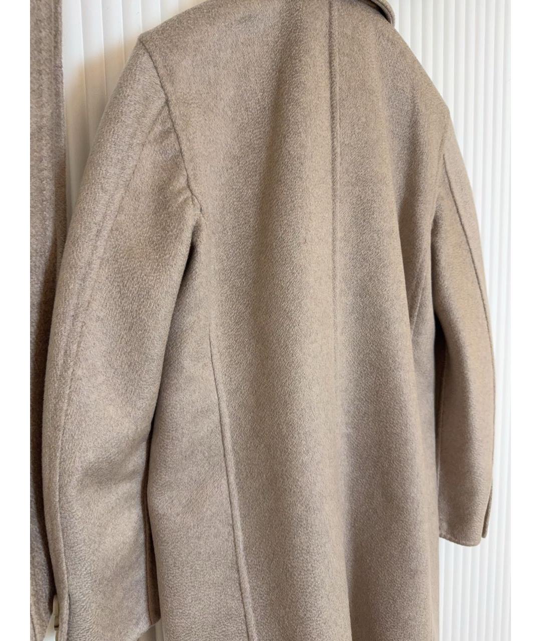 MAX MARA Бежевое кашемировое пальто, фото 7